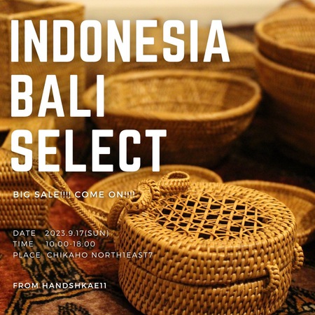 インドネシア　バリ島　セレクト雑貨の世界